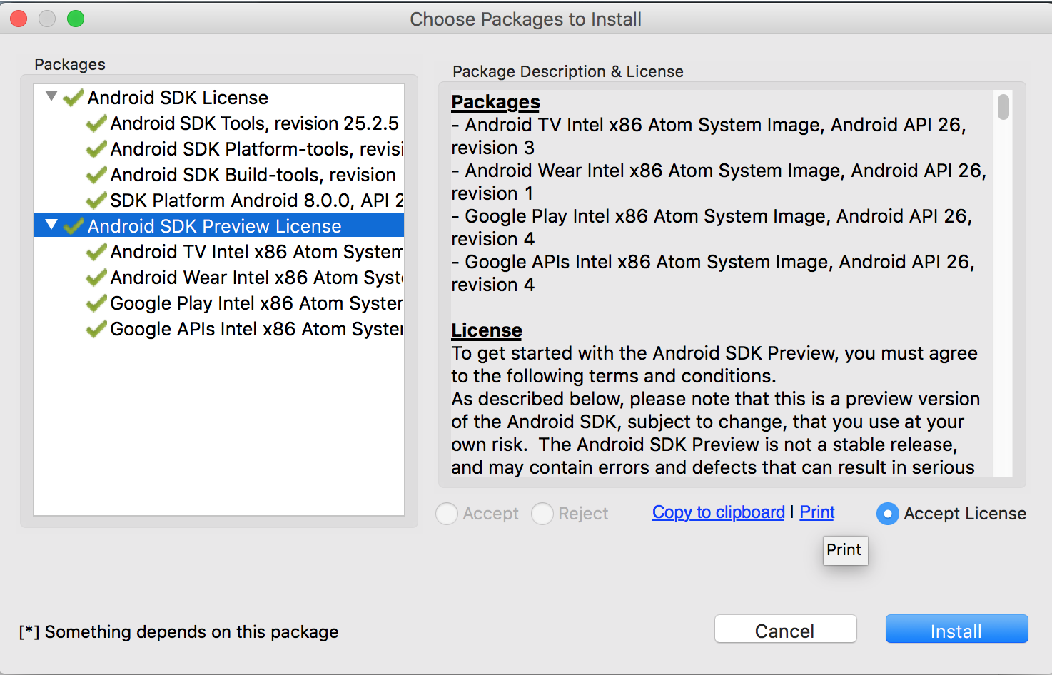 ANDROID SDK MANAGER
